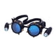 thumbnail image 2 of Disfraz de gafas estilo steampunk clásico con luz cibernética estilo vintage para mujer y hombre 18x6cm, 2 of 9