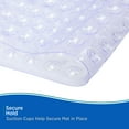 thumbnail image 5 of Kenney® Inside the Shower Vinyl Bubble Bath Mat with Suction Cups and Drain Holes, 30.75" L x 15.25" W, Clear, 5 of 6