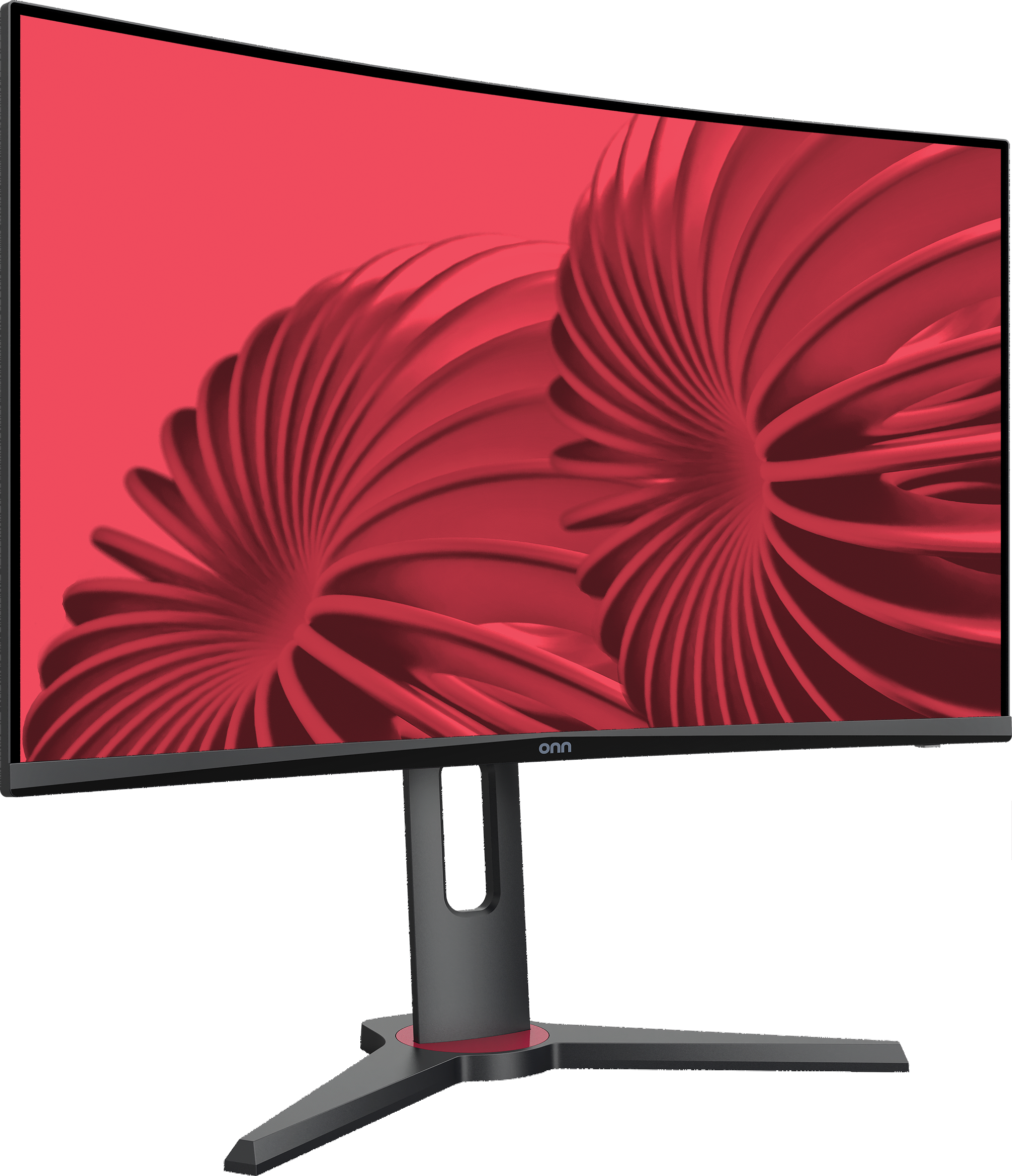 onn Monitor curvo QHD de 27" (2560 x 1440p) 180Hz 1ms AMD FreeSync para juegos con cables, negro, nuevo 3