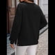 thumbnail image 4 of Sudaderas de Gran Tamaño para Mujer, Sudaderas de Larga, Camisetas con Abertura Lateral, Tops, Conjuntos para Adolescentes. Negro M, 4 of 10