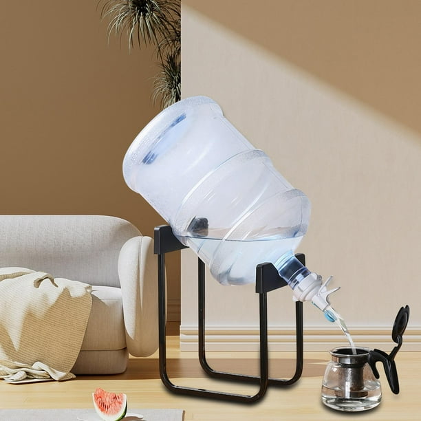 Soporte para botella de agua Cuna de metal Dispensador de bebidas de escritorio Soporte para jarra de agua Soporte para jarra enfriador de agua para 30 cm 265 cm Macarena Soporte para jarra