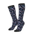 thumbnail image 2 of Daiia Sports Socks Love Butterflies Printed Novelty Crew Socks for Men Women Knee High Socks Cotton Socks Soft & Breathable Support Unisex Socks, 2 of 9