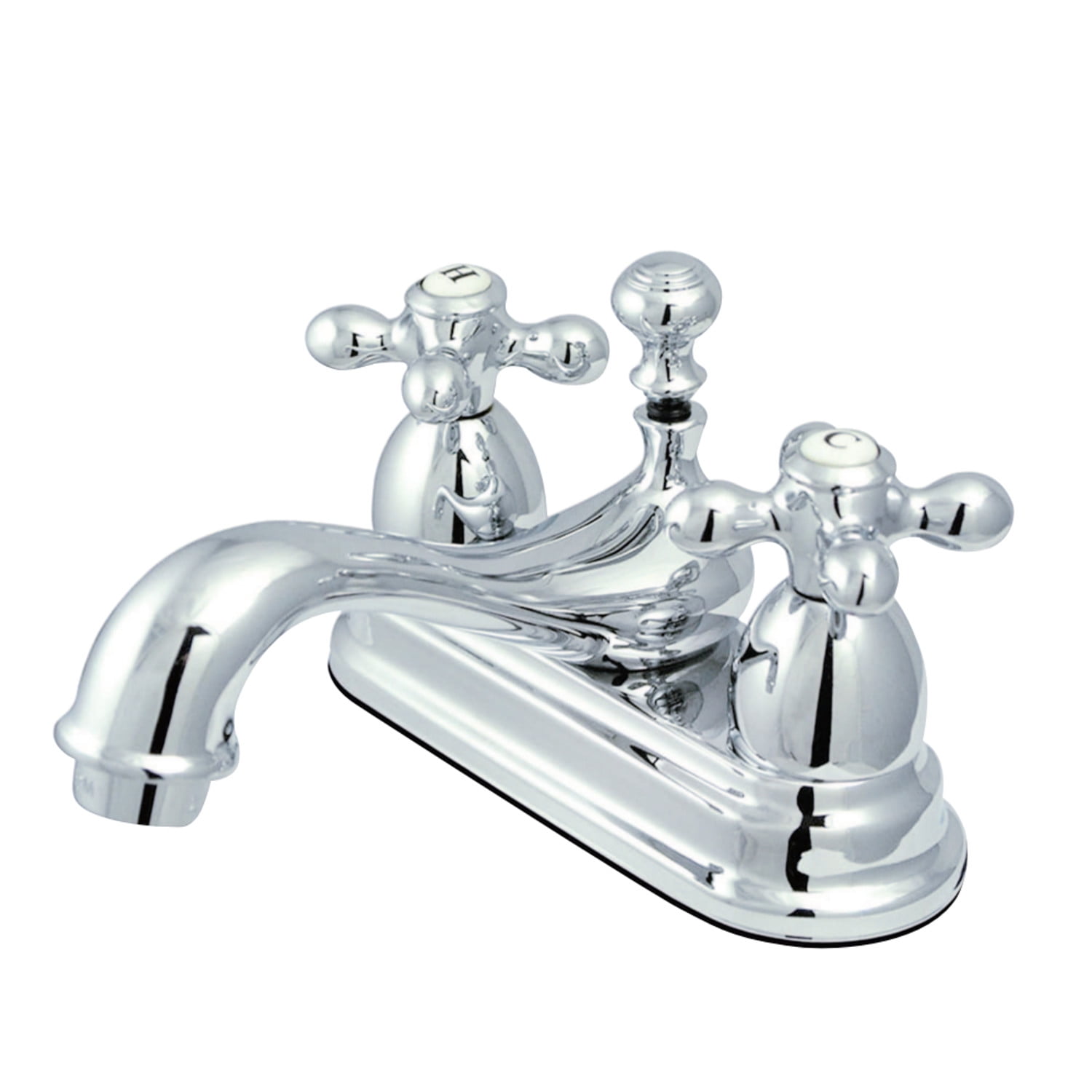 Kingston Brass KS3601AX 4Inch Centerset Lavatory Faucet, Polished