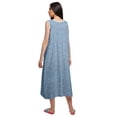 thumbnail image 3 of Moomaya Chemise de Nuit d'Allaitement à Col Rond Imprimé pour Femmes en Coton, 3 of 5