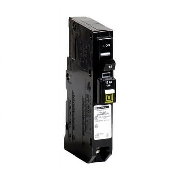 Square D QO 15 Amps Arc Fault/Ground Fault Single Pole Circuit Breaker