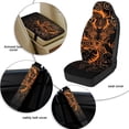 thumbnail image 6 of Xixirimido Car Seat Protection Set 5 Pieces Breathable PU Leather Front Seat Covers with Seat Belt and Console Covers Universal Fits Most Cars, Japanese Dragon, 6 of 8