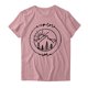 thumbnail image 2 of Gibobby Playera de Manga Corta con Cuello Redondo Mujeres Casual Impresión Manga Corta Tops Blusa Cuello Redondo Casual Tee Túnica Camisas(Rosa,XL), 2 of 3