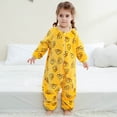 thumbnail image 2 of 7-8 Years Newborn Baby Sleeping Bag Sack With Legs Long Sleeve Blanket Toddler Baby 9 Months 6T Newborn Cotton Button Climbing Suit, 2 of 6