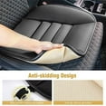 thumbnail image 4 of Tsumbay Car Seat Cushion, Memory Foam Front Seat Cushion, Breathable Universal for Truck SUV Home Office Chair Black, 4 of 9