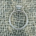 thumbnail image 5 of HeartsAndYou 4ct Round Cut Moissanite Bezel Set Solitaire Engagement Ring for Women 18k White Gold over Silver, 5 of 5