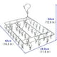 thumbnail image 3 of Tendedero cuadrado de 30 clips multi clip Xemadio CJWUS-6132, 3 of 5