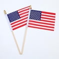 thumbnail image 1 of 40pcs Small American Flags On Stick Mini American Flags For 4th Of July Memorial Day Independence Day Decorations, 1 of 3