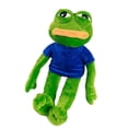 thumbnail image 3 of 45CM Pepe Frog Plush Toy Sad Male Ugly Baby Big Mouth Crying Face Peripheral Dolls Send Friends Funny Christmas Birthday Gifts, 3 of 5