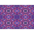 thumbnail image 1 of Ahgly Company Indoor Rectangle Patterned Dark Magenta Purple Area Rugs, 6' x 9', 1 of 6