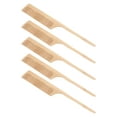 thumbnail image 3 of Tail Comb, Lightweight Heat   Tail Teasing Comb Bamboo Anti Static  For Barber For Home, 3 of 8