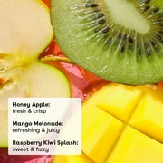 eos Natural Shea Smooth Lip Balm- Honey Apple, Coconut Milk, Raspberry Kiwi Splash, 0.14 oz, 3-Pack