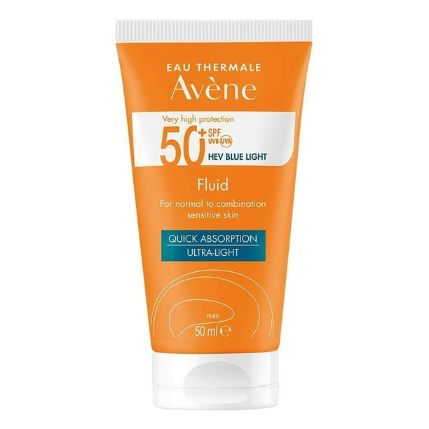 Protector solar Avène TriAsorb FPS 50+ absorción rápida para pieles normales 50 ml
