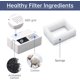 thumbnail image 3 of Filtros de repuesto para fuente de agua para gatos, paquete de 8 filtros de carbono para fuente de gato y paquete de 2 filtros de espuma para fuente de agua para mascotas de cerámica y acero, 3 of 5