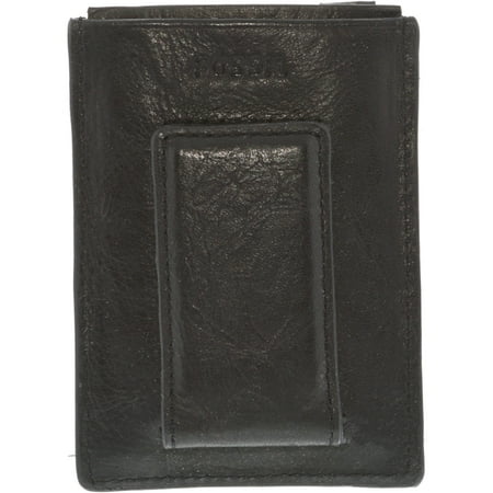 UPC 762346323570 product image for Fossil Men's Ingram Magetic Card Holder Leather Wallet - Black | upcitemdb.com