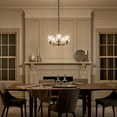 thumbnail image 2 of Kichler Winslow 5 Light Black Contemporary Chandelier with Clear Seeded Glass, 2 of 11