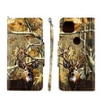 thumbnail image 3 of Case for Motorola Moto G Stylus 5G 2021 (Not Fit Moto G Stylus 2021) Pu Leather Wallet Cover Flap Closure Snap-on Book Style Cases Card Holders Wrist Strap 2 in 1 Folio Camo Deer, 3 of 3