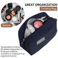 thumbnail image 6 of Toiletry Bag Hanging Travel Toiletry Bag for Man and Women Makeup Bag Waterproof Cosmetic Bag-Navy, 6 of 8