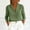 Green-A, variant on CaComMARK PI Women's Casual Cotton Linen Button Up V Neck Lapel Shirt Spring Summer Long Sleeve Loose Tunic office Work Blouse Tops Green-A