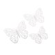 thumbnail image 1 of Yuarrent 12 piezas de líneas elegantes y molduras vívidas: adorno de mariposa 3D para tarta para fiesta de cumpleaños. Kits de decoración para fiestas Plateado, 12 piezas 3.5 pulgadas, 1 of 1