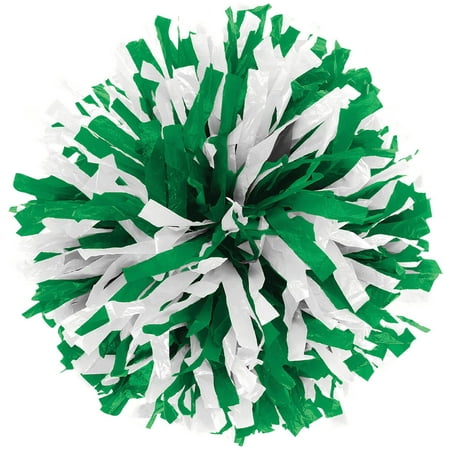 In-Stock Youth Cheerleading Pom Kelly/Wht