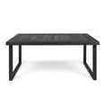thumbnail image 6 of Zoe Outdoor 69'' Acacia Wood Dining Table, Sandblast Dark Gray, 6 of 6