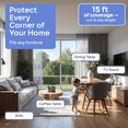 thumbnail image 6 of Komfortology  Gray Foam Furniture Edge and Corner Guard Set, 16.2 ft with 4 Adhesive Corner Protectors, 6 of 10