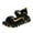 Gold, variant on LIUJUNSHOP Kids Boys Walking Sandals Summer Beach Sandals with Fashionable Design and Soft Sole Gold 12.5-13 Years