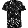 thumbnail image 2 of Halloween Men's Galaxy Astronomy Pattern All Over Short Sleeve T Shirt, 2 of 2