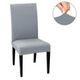 thumbnail image 2 of 4pcs Stretch Chair Cover-dark Gray, 2 of 5