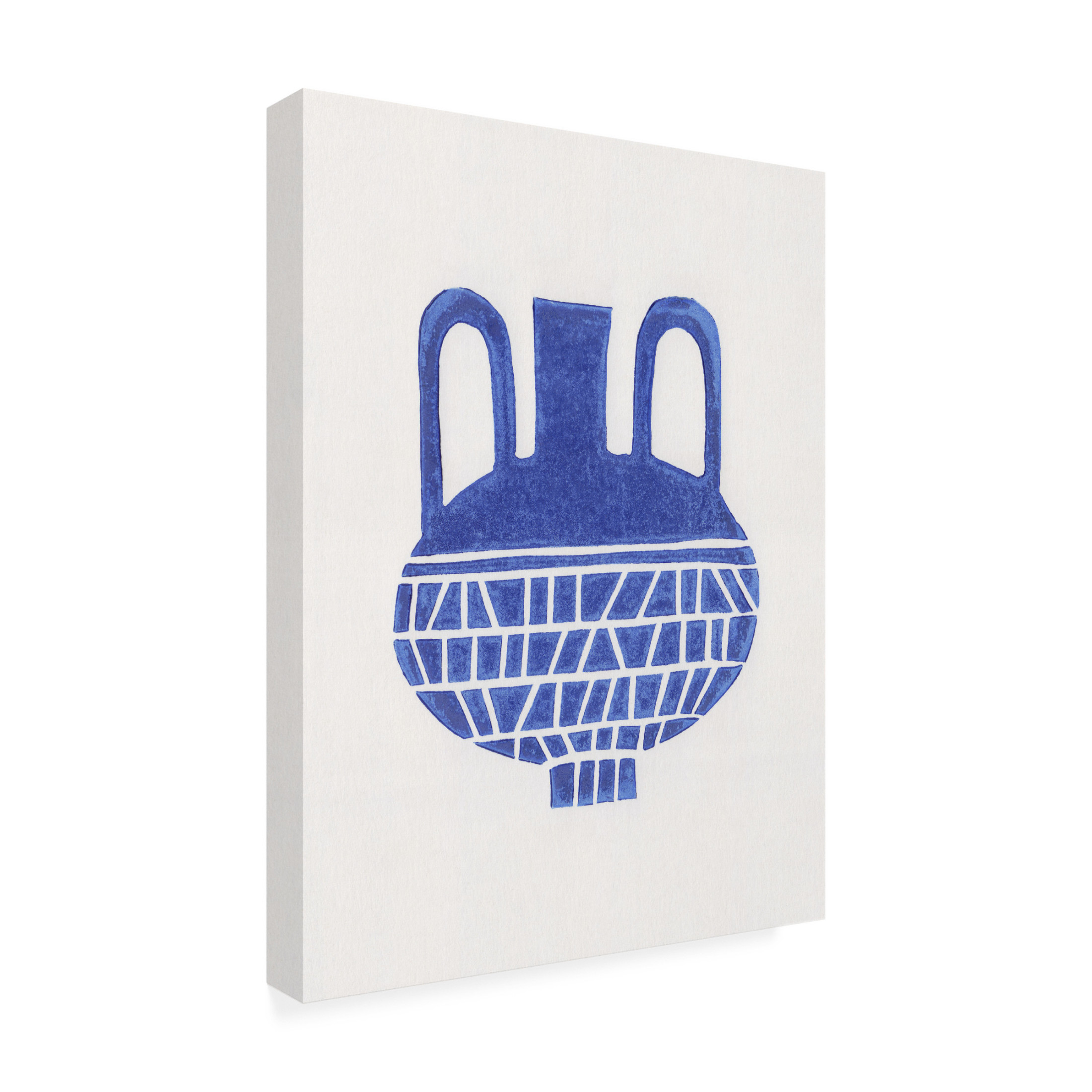 Trademark Fine Art Alisa Galitsyna  Linocut Vase 6 Canvas Wall Art