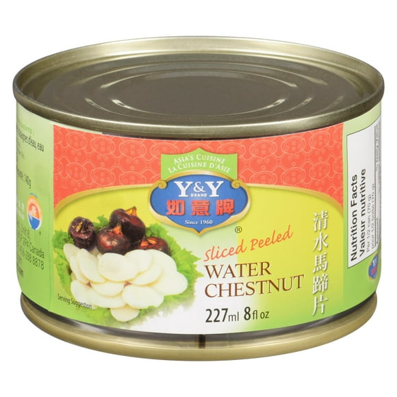 Y&Y Tranchees epluchees chataignes d'eau 227 ml / boite