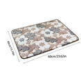 thumbnail image 3 of Bath Mat-Rubber Backing Non SlipThin Bathroom Rugs Fit Under Door- Quick Dry Absorbent Faux Suede Surface Grey Bathroom Floor Mats-Shower Rug for in Front of Bathtub Shower, 3 of 6