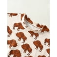 thumbnail image 5 of Coduop Baby Boys Bodysuit Rompers Short Sleeve Cattle Print Summer Newborn Jumpsuit Playsuits, 5 of 8