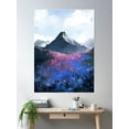 thumbnail image 2 of Blue Mountain Poster Wall Art, Modern Wall Decor, 16x24 UNFRAMED, 2 of 3