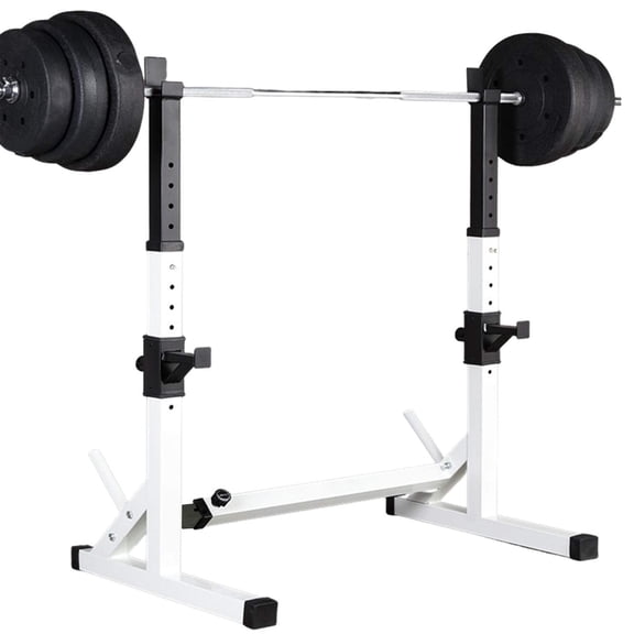 Barbell Rack Stand - Multifunctional Adjustable Squat Rack, Heavy-Duty Dumbbell Rack,Strength Training Dip Station, Home Gym Equipment Max Load 550lbs
