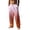 Orange, variante sur Pantalon d'Été Décontracté à Imprimé Dégradé Tropical pour la Plage, Léger, Taille Élastique, Coupe Ample, pour Voyage en Plein Air pour Hommes