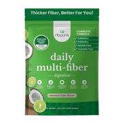NBPure Daily Multi-Fiber Powder with Soluble and Insoluble Fiber and Pre and Probiotics, Coconut Lime, 45 Servings