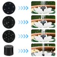 thumbnail image 2 of Dsseng Solar Panel Floating Pump Lotus Fountain Water Feature Bird Bath Pond Garden Decoration, 2 of 7