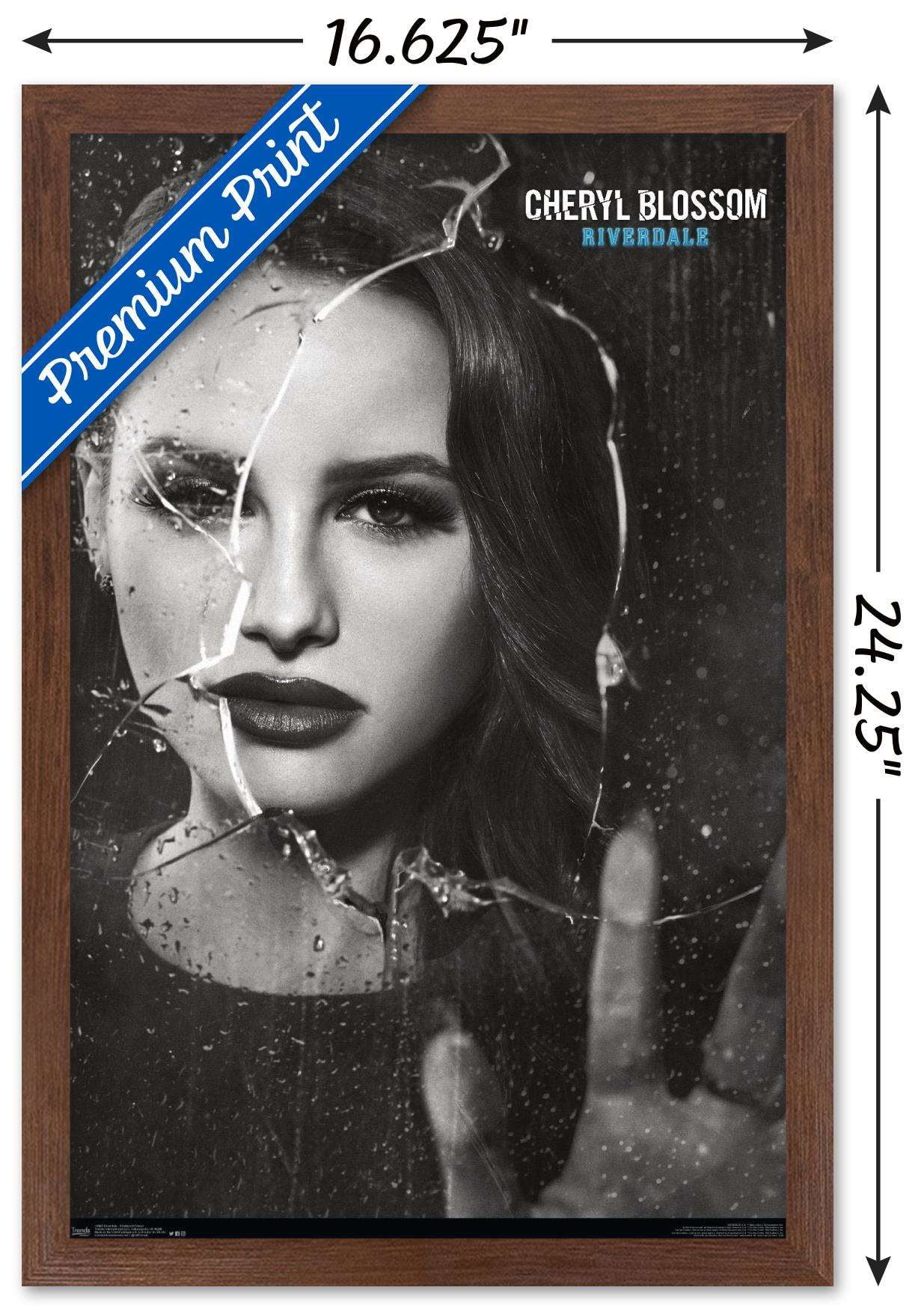Riverdale - Shattered Cheryl Wall Poster, 14.725" x 22.375", Framed