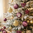 thumbnail image 4 of Fmbmuo Christmas Decorative Ball Pendant 35Pcs Colorful Plastic Ornaments for Tree Wedding Scene Decor Christmas Decor,Multicolor, 4 of 5