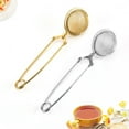 thumbnail image 1 of VONKY Gold Stainless Steel Tea Infuser Mesh Strainer Premium Wide Application Easy To Clean Gold, 1 of 6