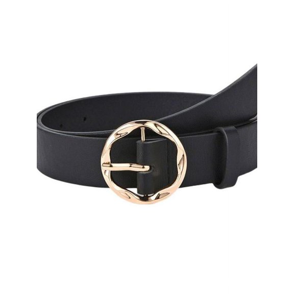Womens Leopard Print Belt for Jeans PU Leather Belt with Alloy Buckle