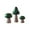 Green, variant on Bwiyojiz Count 3pcs 1.3-2.8"L Wood Wooden Flower Arrangement, Bonsai, Potted Plant, Moss, Landscape, Small Ornaments, Succulent Plants, Home Decoration, Ornaments & Decorative Accents, Brown