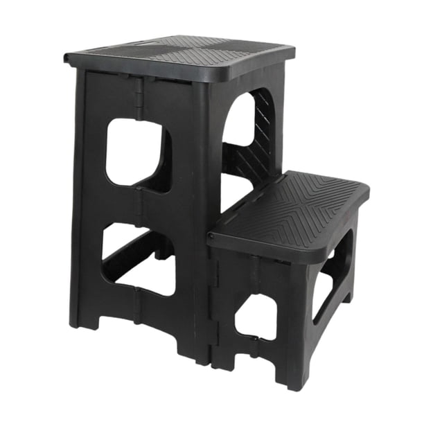 Tachiuwa 2 Step Stool Multi Purpose Compact Heavy Duty Step Stool