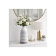 thumbnail image 3 of Bottle Aztec Vase for Living Room Decor - Ceramic Stoneware Flower Vase with Boho Pattern for Home, Bedroom, Table, or Office Decor - Accent Display for Kitchen Counter and Mantel - 18", Gray, 3 of 10